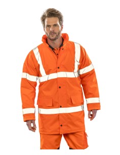 R-R218X-High Vis Motorway Coat 2